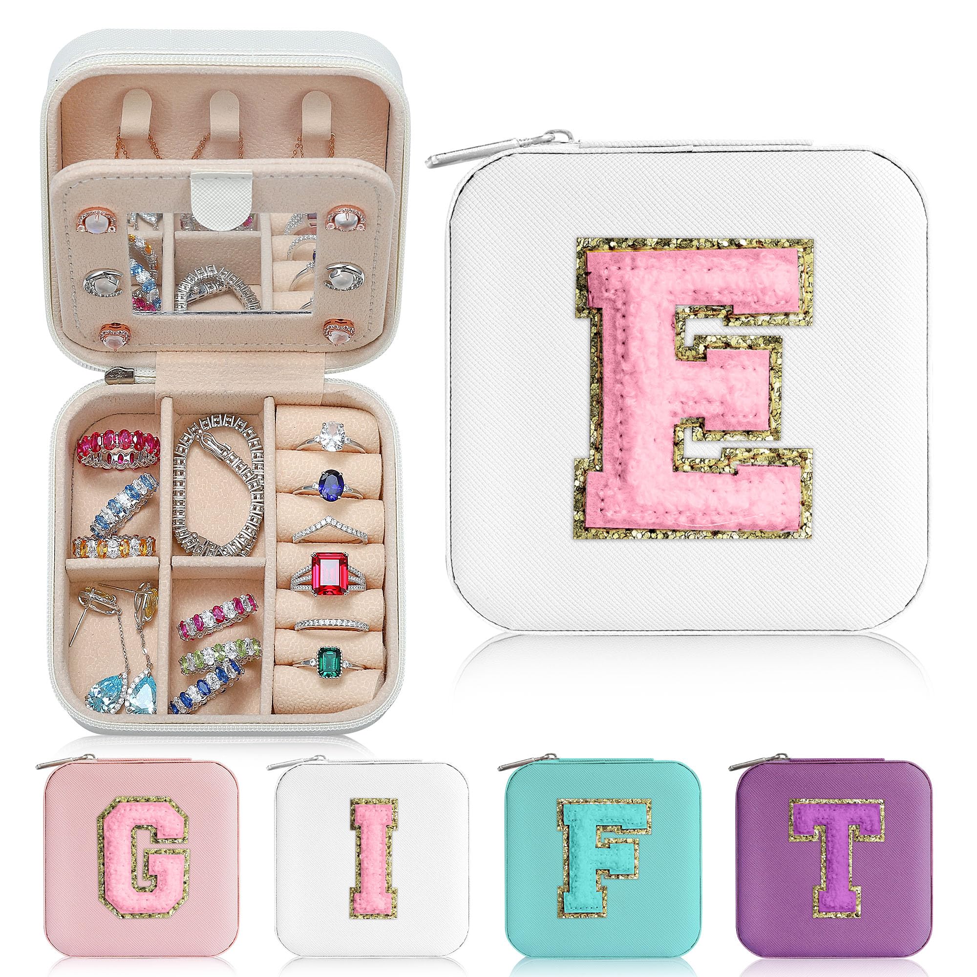 Parima Teacher Gifts for Women - Teacher Appreciation Gifts for Friends Travel Must Have Jewelry Case Organizer | Travel Jewelry Box | Graduation