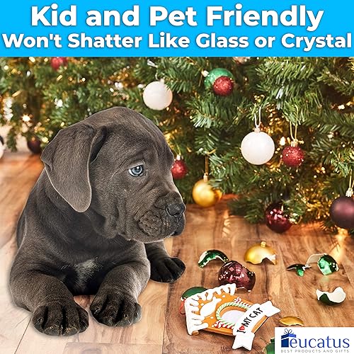 Miniatura 3 de Marco de fotos de gato súper festivo, adorno de Navidad. Personaliza tu divertido recuerdo de Navidad 2020 con una bonita foto de gatito atigrado o