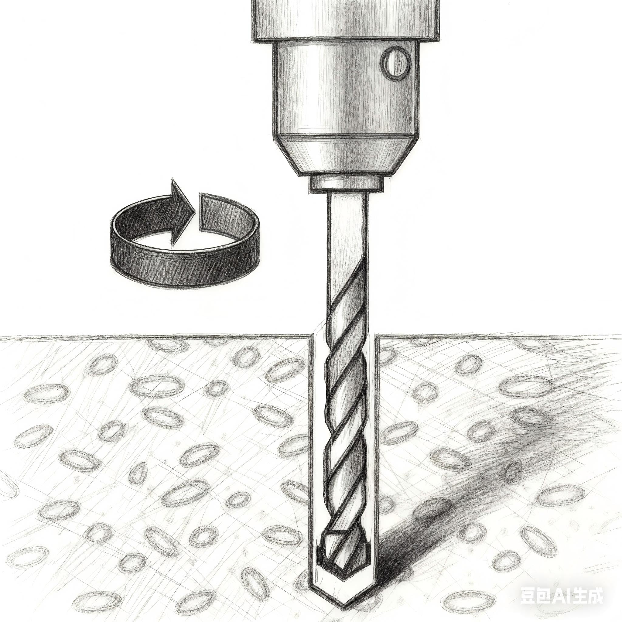 SANTIE Tasselli a cuneo zincati a testa esagonale per calcestruzzo, 1/4" x 2-1/4", confezione da 100