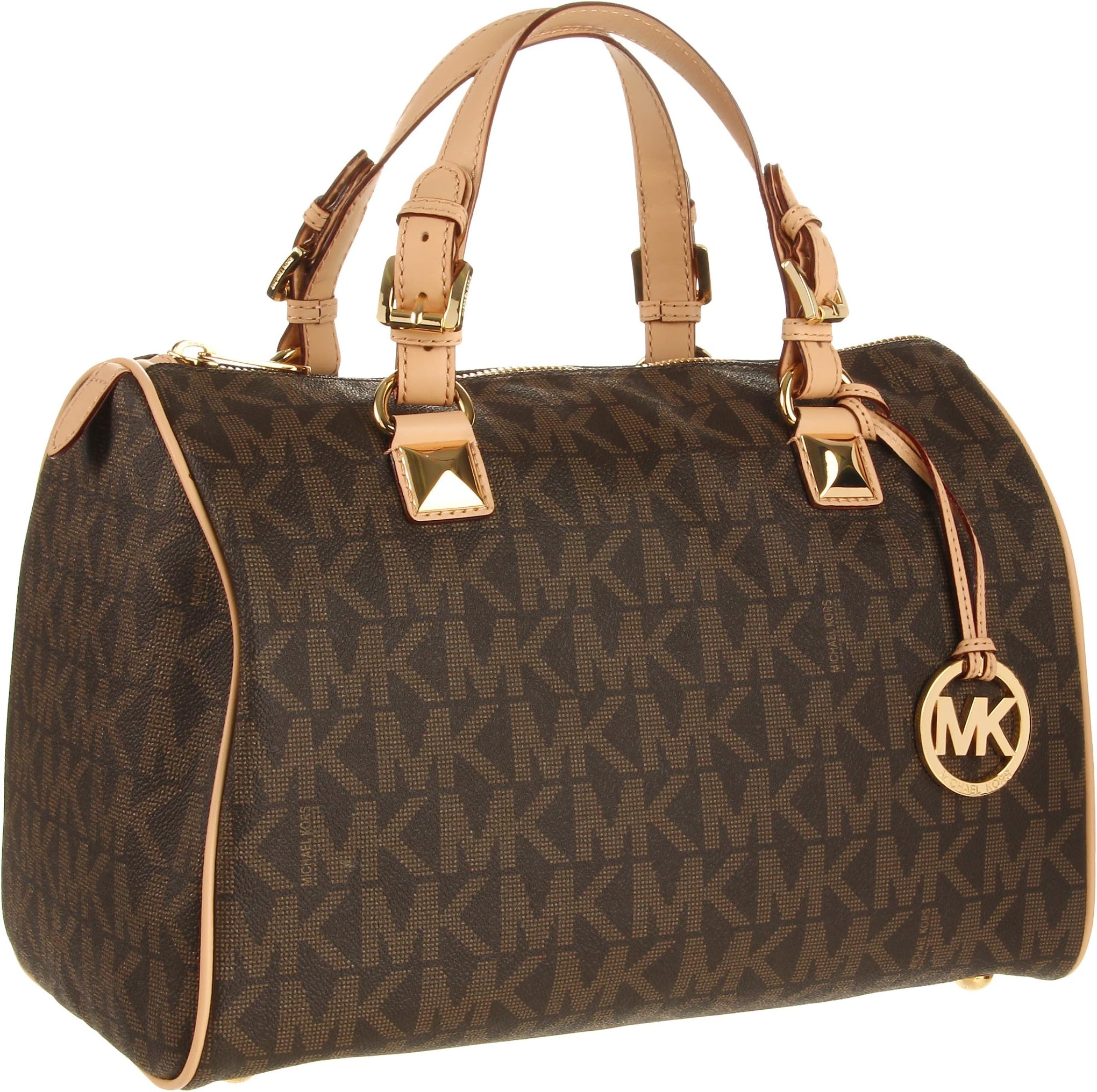 MICHAEL Michael Kors Logo Grayson Large Satchel