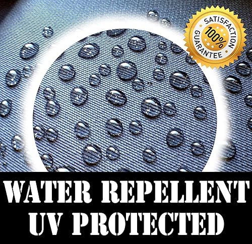 Miniatura 5 de Cubierta para cortacésped – Impermeable, de alta resistencia – Fabricante garantizado – Cubierta protegida contra el clima y los rayos UV para