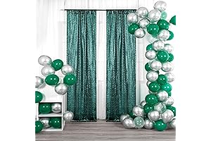 Emerald Green Backdrop Curtain for Stunning Occasions