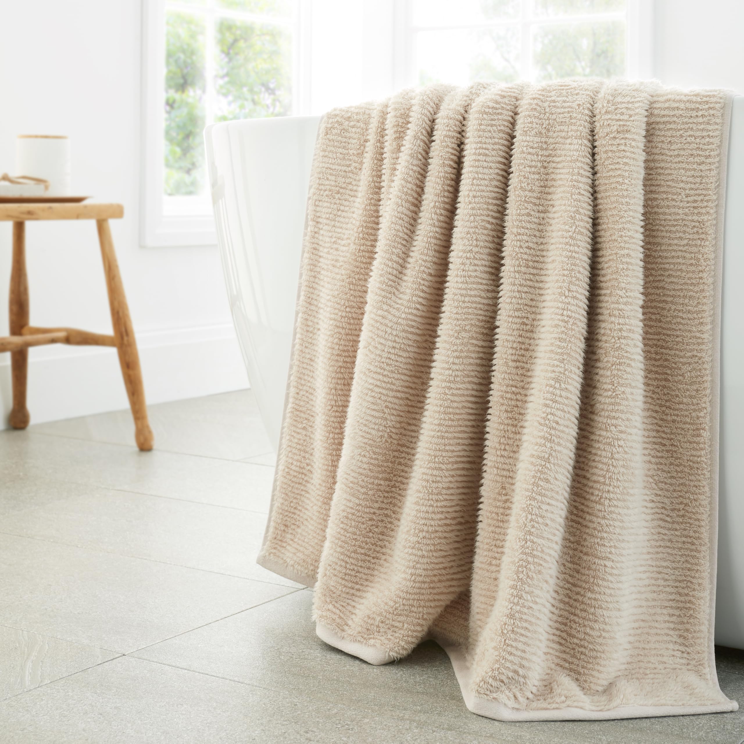 Bianca Soft Zero Twist Spa Cotton 50x90cm Hand Towel Natural
