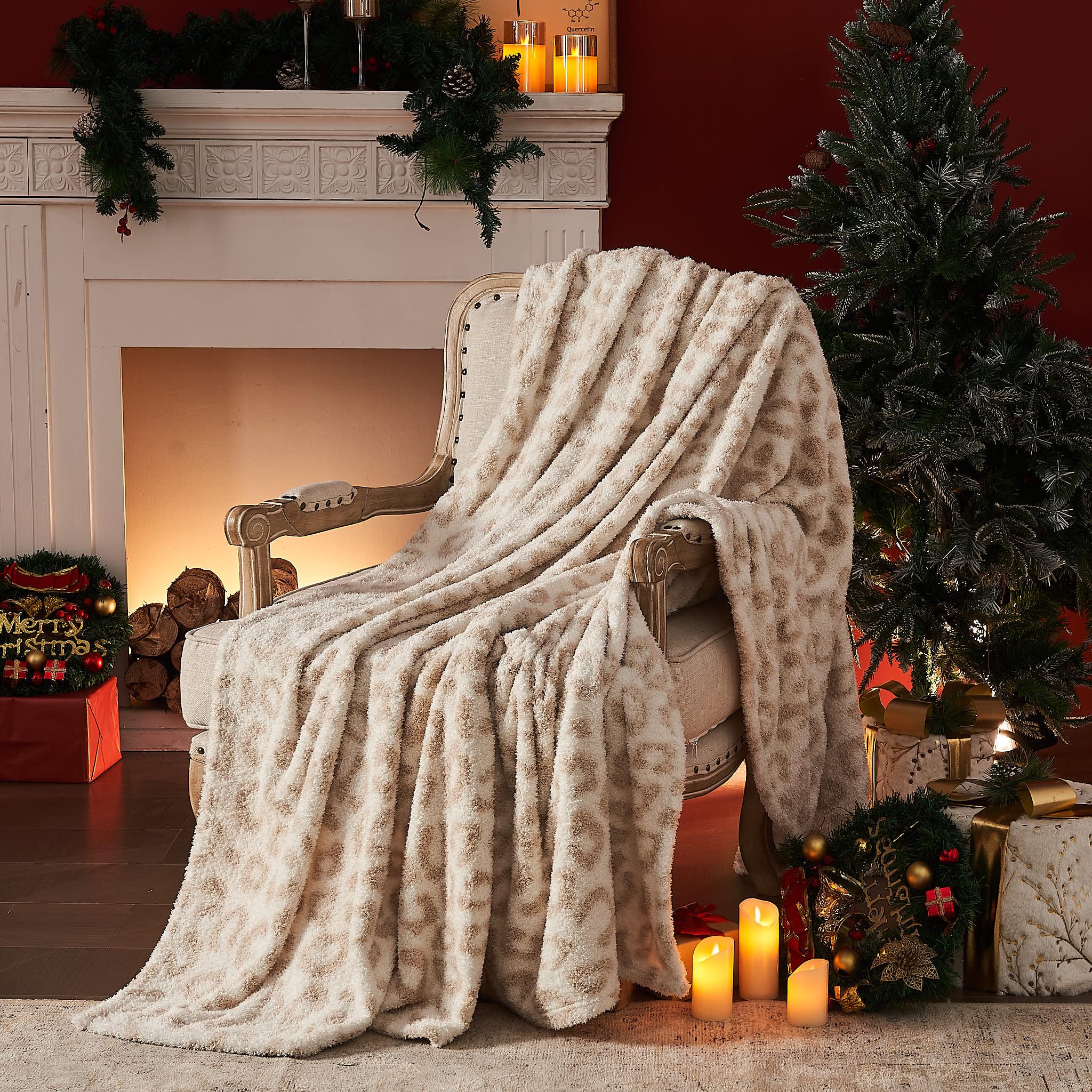 Qeils Checkered Blanket Microfiber Super Soft Knit Forest Green Throw Blanket for Couch, Sofa, Chair, Bed, Camping, Lightweight Travel Bed Blanket - 60"*80"