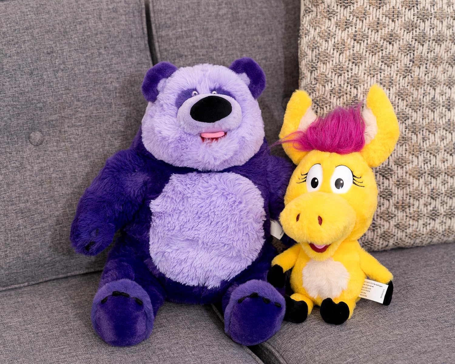 Jada Donkey Hodie 14" Yellow Donkey Plush Doll, Toys for Kids