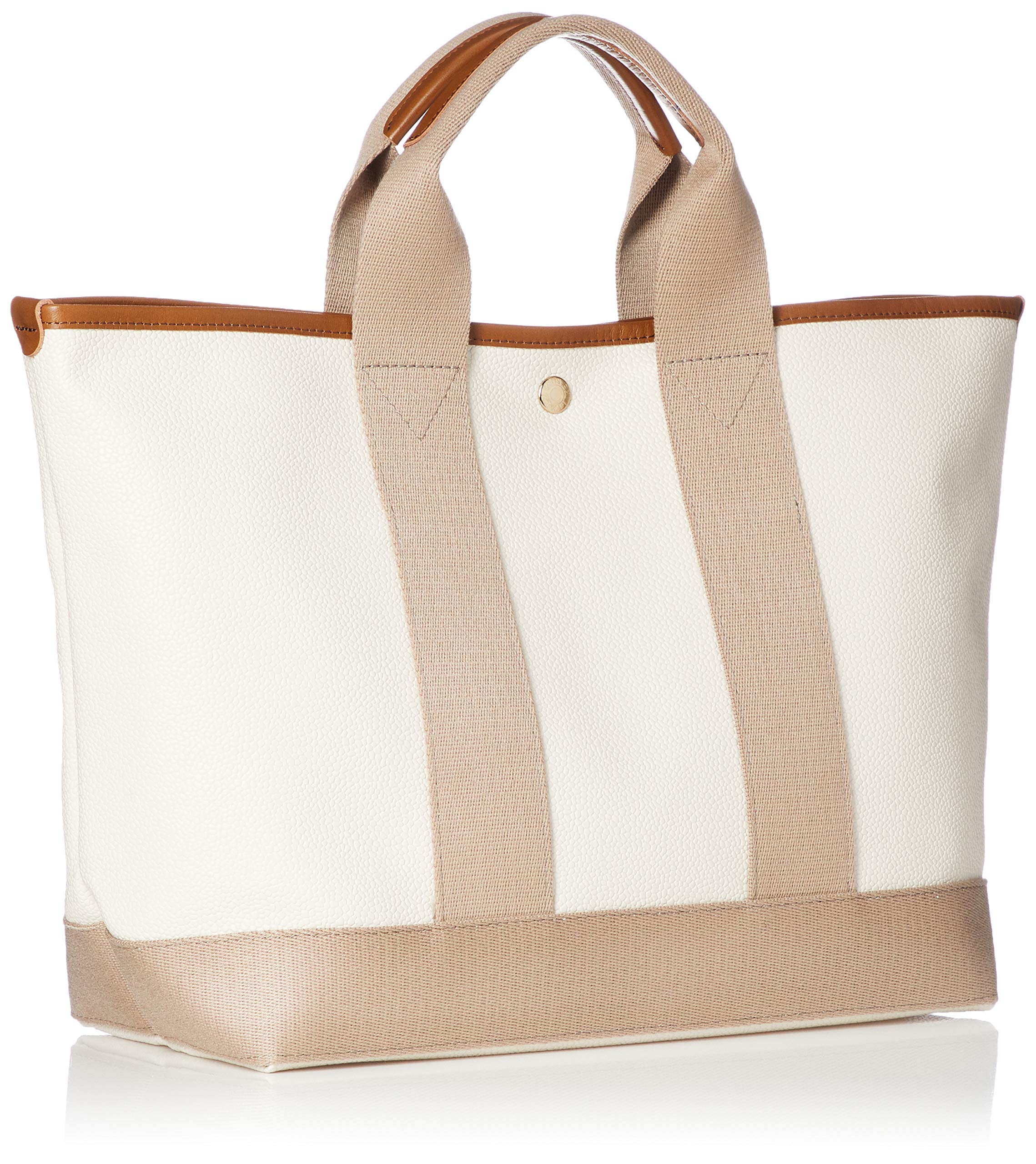 Topkapi BREATH 503080100100 Women's Scotch Grain Neo Leather A4 Tote Bag, Beige