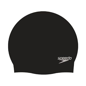 Bonnet De Bain Moulé Silicone Noir Speedo