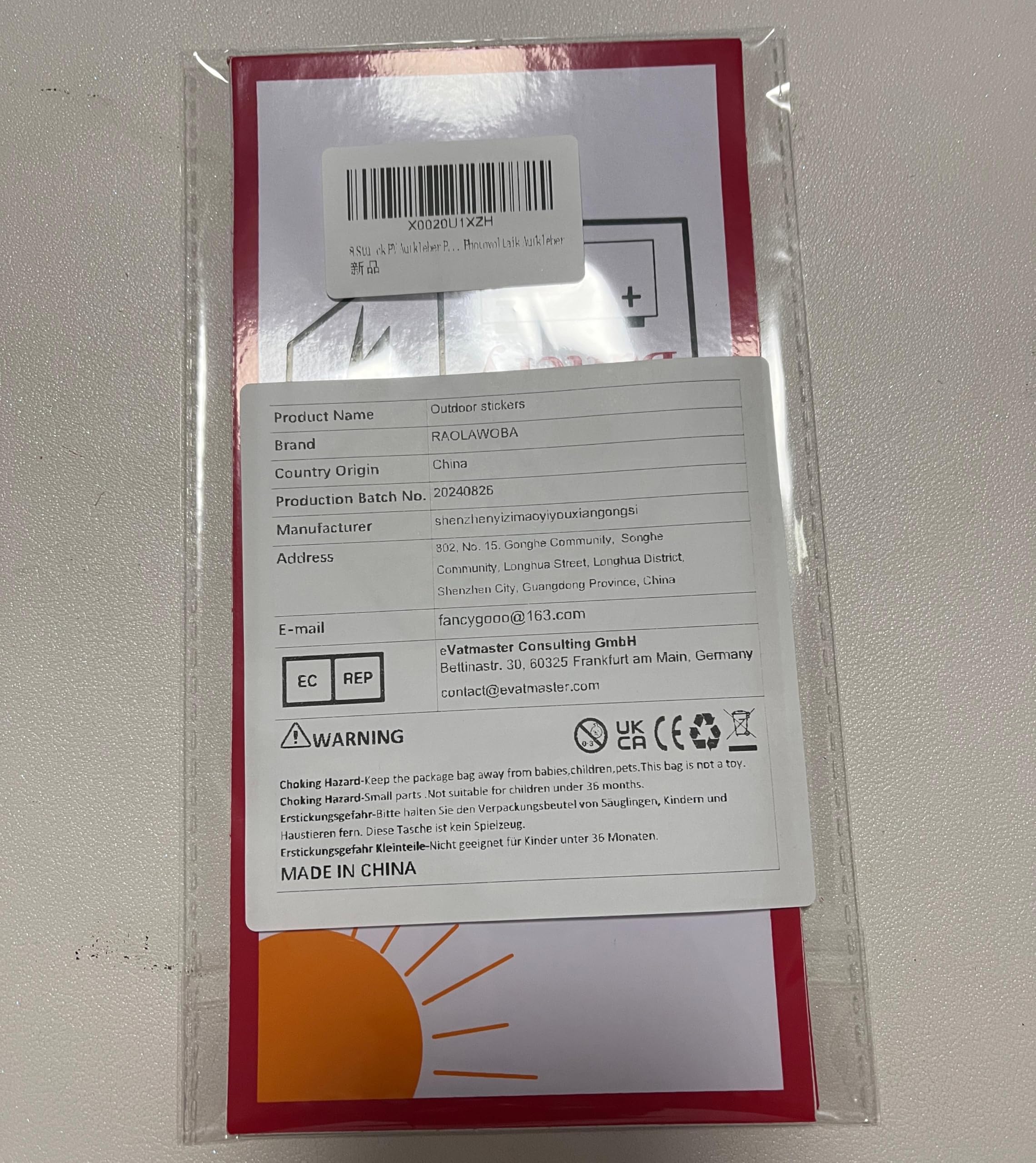 Pegatinas De PV AIFIZO, 10 Unidades, 10 X 20 Cm, Batería Fotovoltaica
