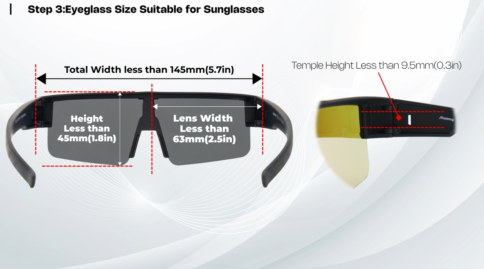 Amazon.com: Meeloog Polarized Fit Over Glasses Sunglasses for Men