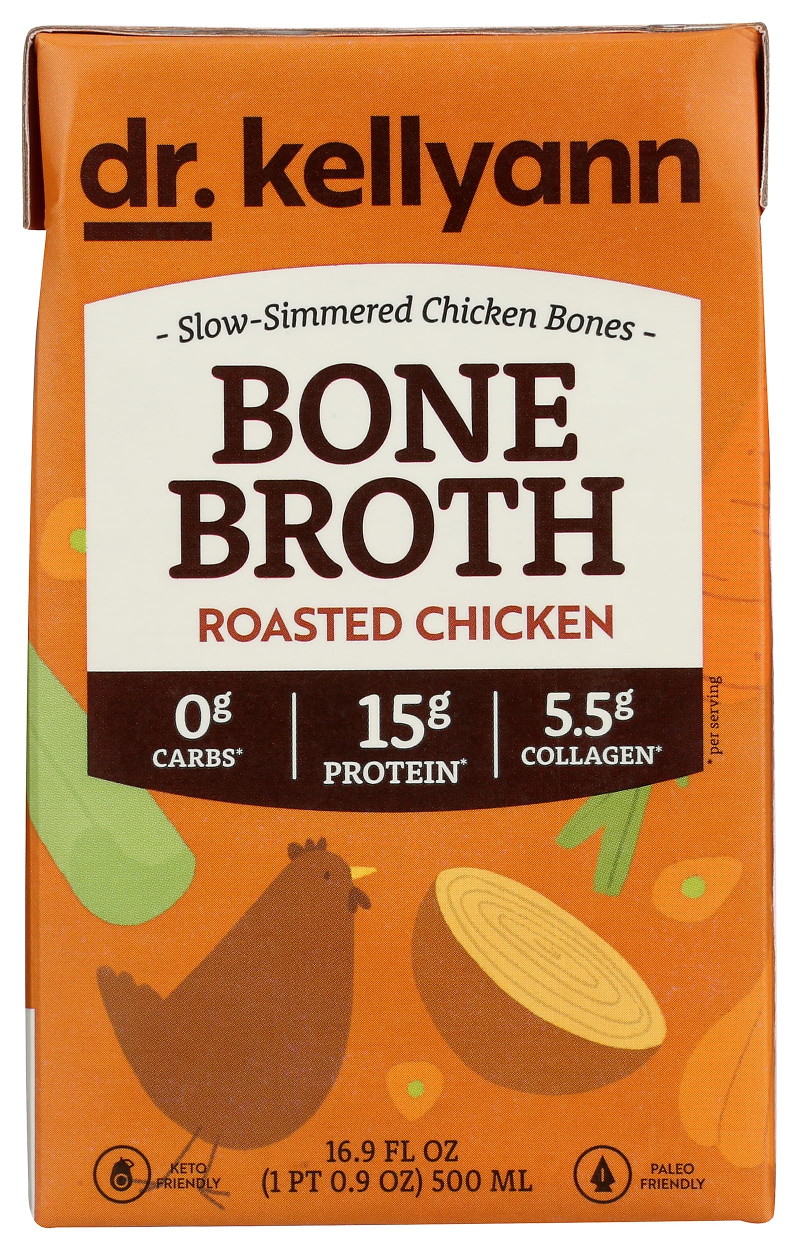 Dr Kellyann Broth Bone Rstd Chicken 16.9 FO