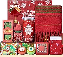 2025 Christmas Gifts for Women, Unique Gift Baskets, w/20 OZ Tumbler and Scarf for Women Mom Wife Grandma Daughter Sister Girlfriend Gift Set Christmas Holiday Gift Box