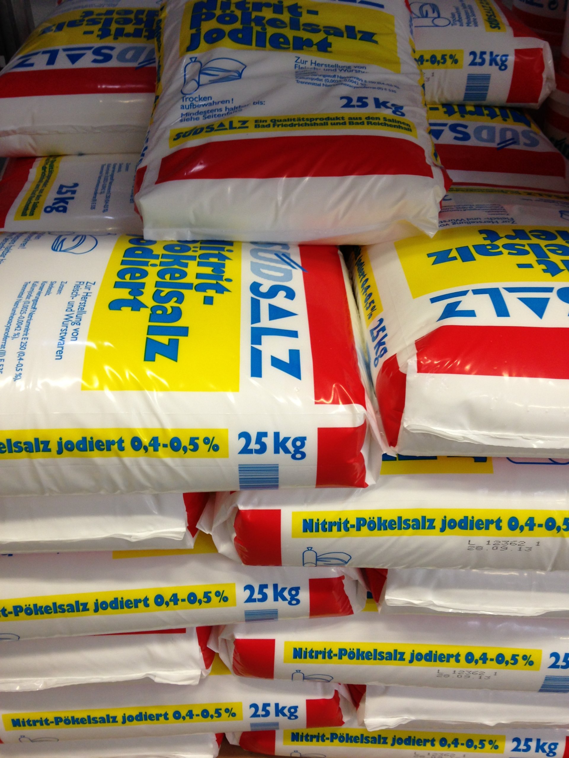 Südsalz Nitrit - Pökelsalz jodiert 0,4-0,5% 25kg