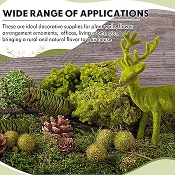 【専用】苔むす木工 ヤギ &トナカイ Amazon | Fabbay 18オンス トナカイコケ 工芸用 0.97平方フィート 人工