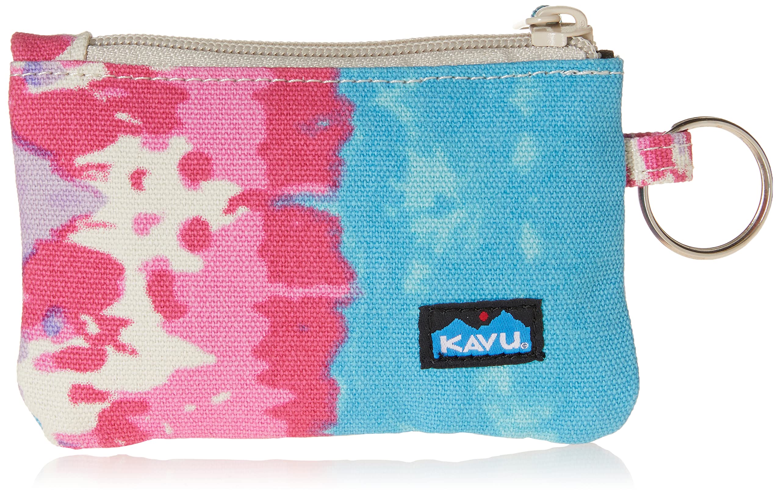 KAVUStirling Double Sided Slim Cotton Canvas Zip Wallet