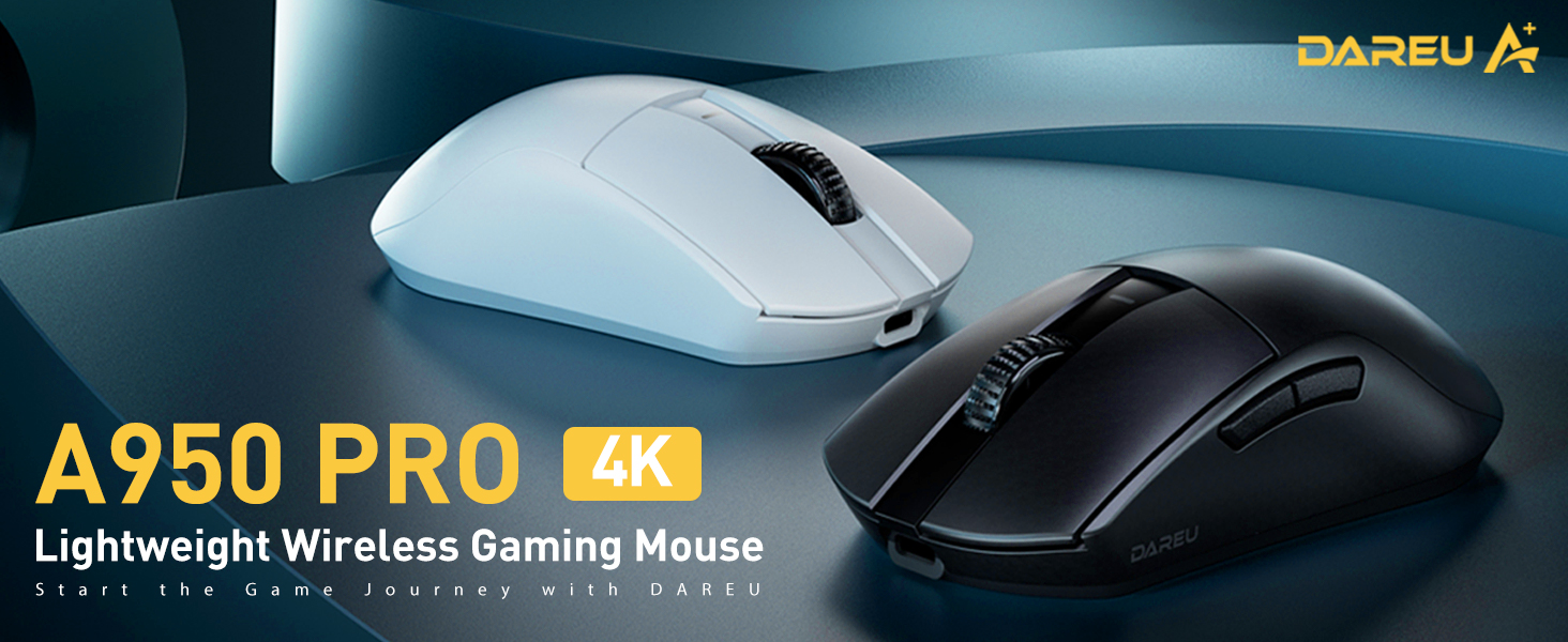 Amazon.com: DAREU A950pro 4K Wireless Gaming Mouse:55g Ultra