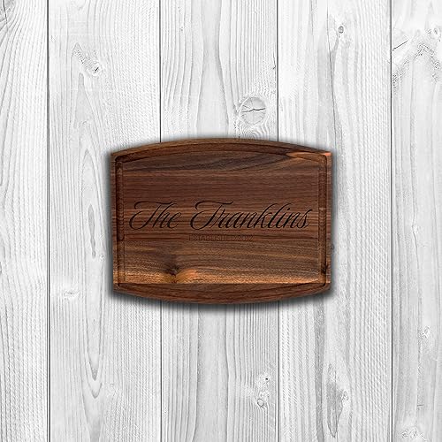 Miniatura 6 de Personalized Laser Engraved Wood Cutting Board - Handmade in the USA - Customize your Design - Multiple Sizing Options and Designs Available