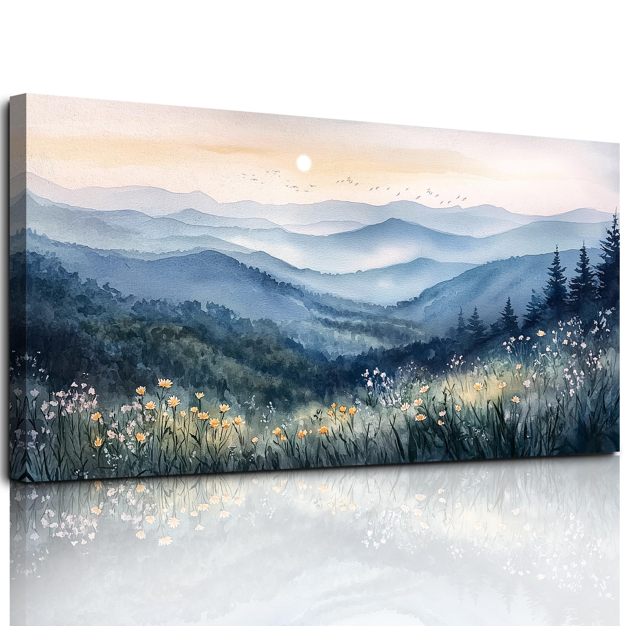MHARTK66 Aesthetics Canvas Wall Art picture Landscape Painting 60x120 cm