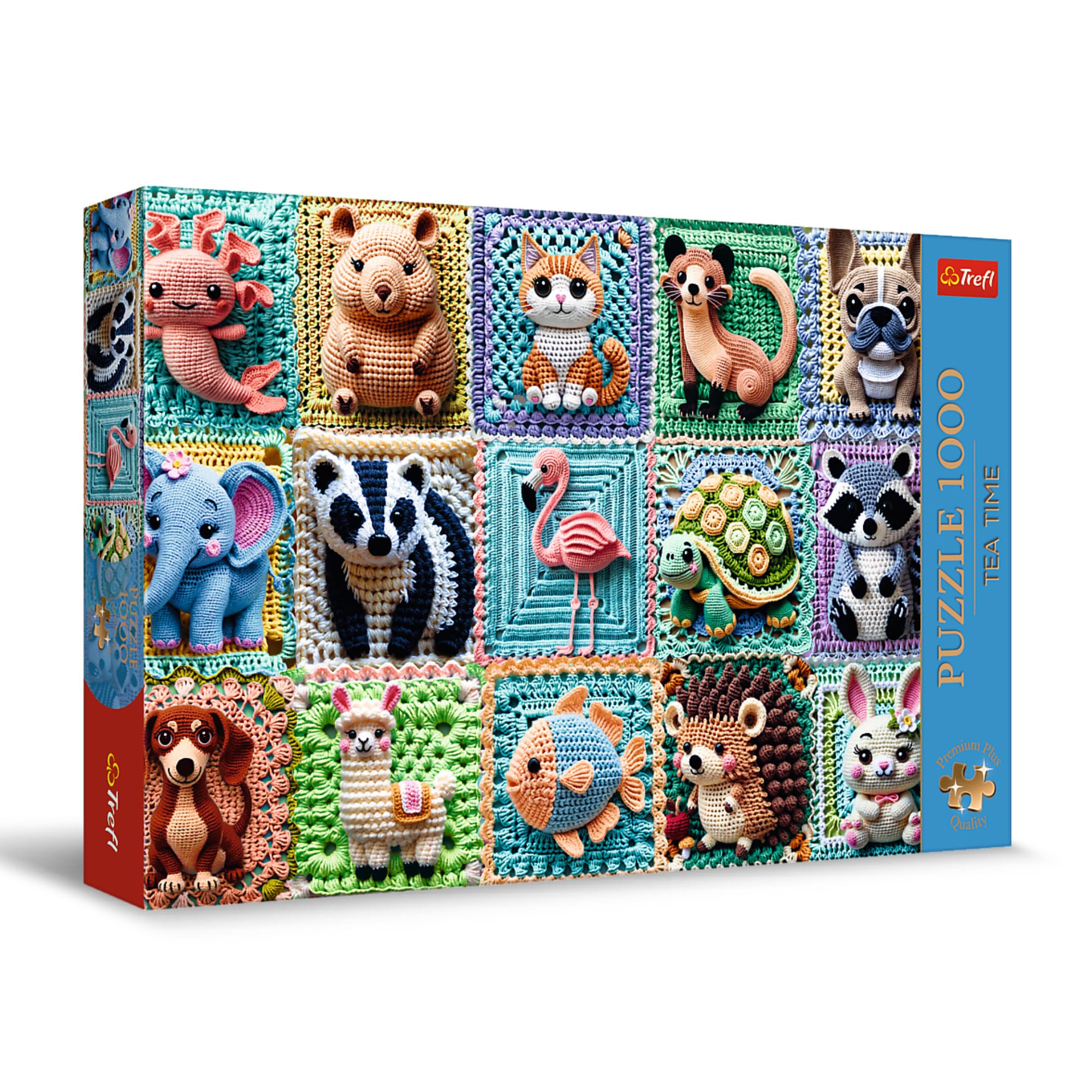 Amazon.com: Trefl Crochet Animals 1000 Jigsaw Puzzle, Premium Plus