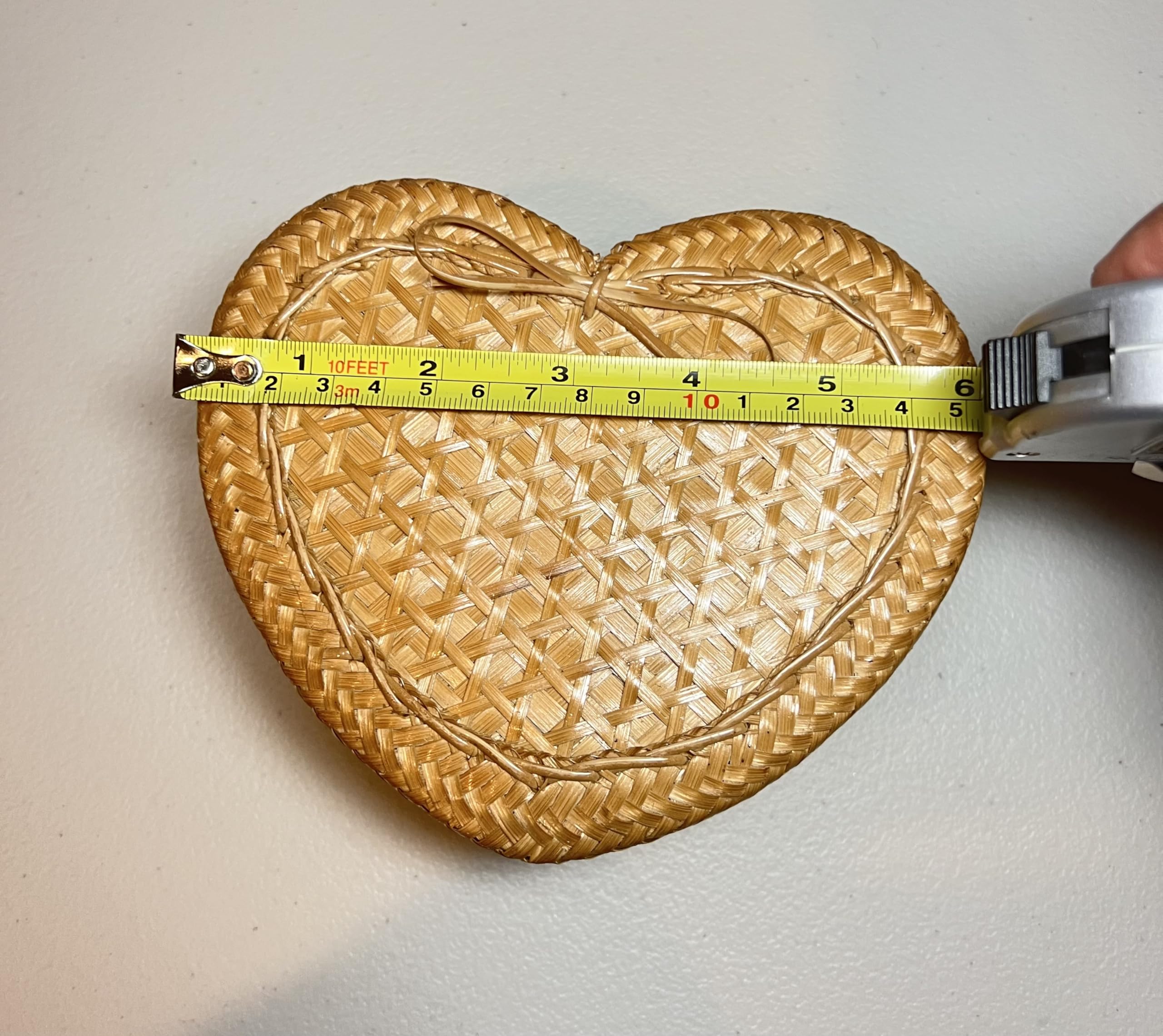 MIracle Thai Enterprises Heart Shaped Bamboo Basket for Sticky Rice
