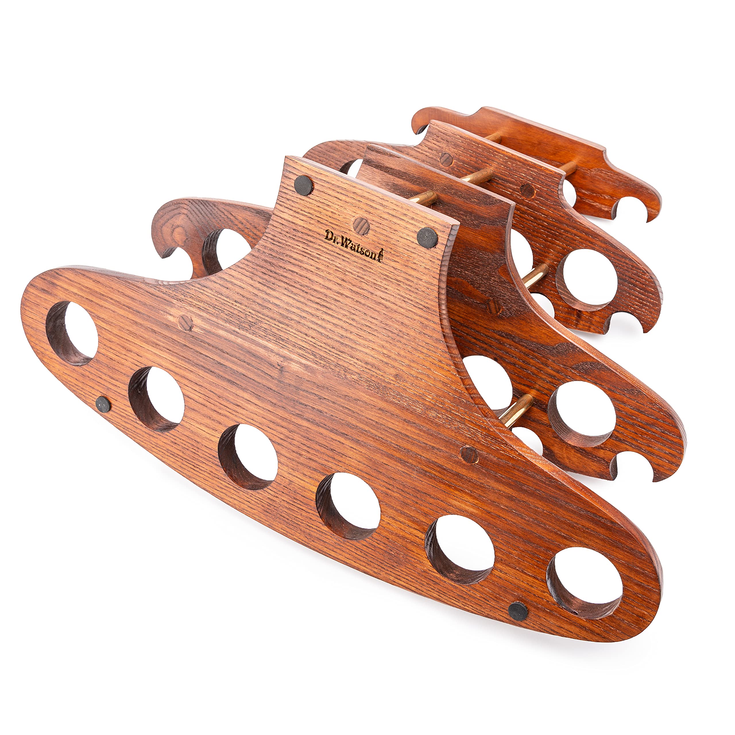 Dr. Watson Wooden Tobacco Pipe Stand Arch XV for 15 Tobacco