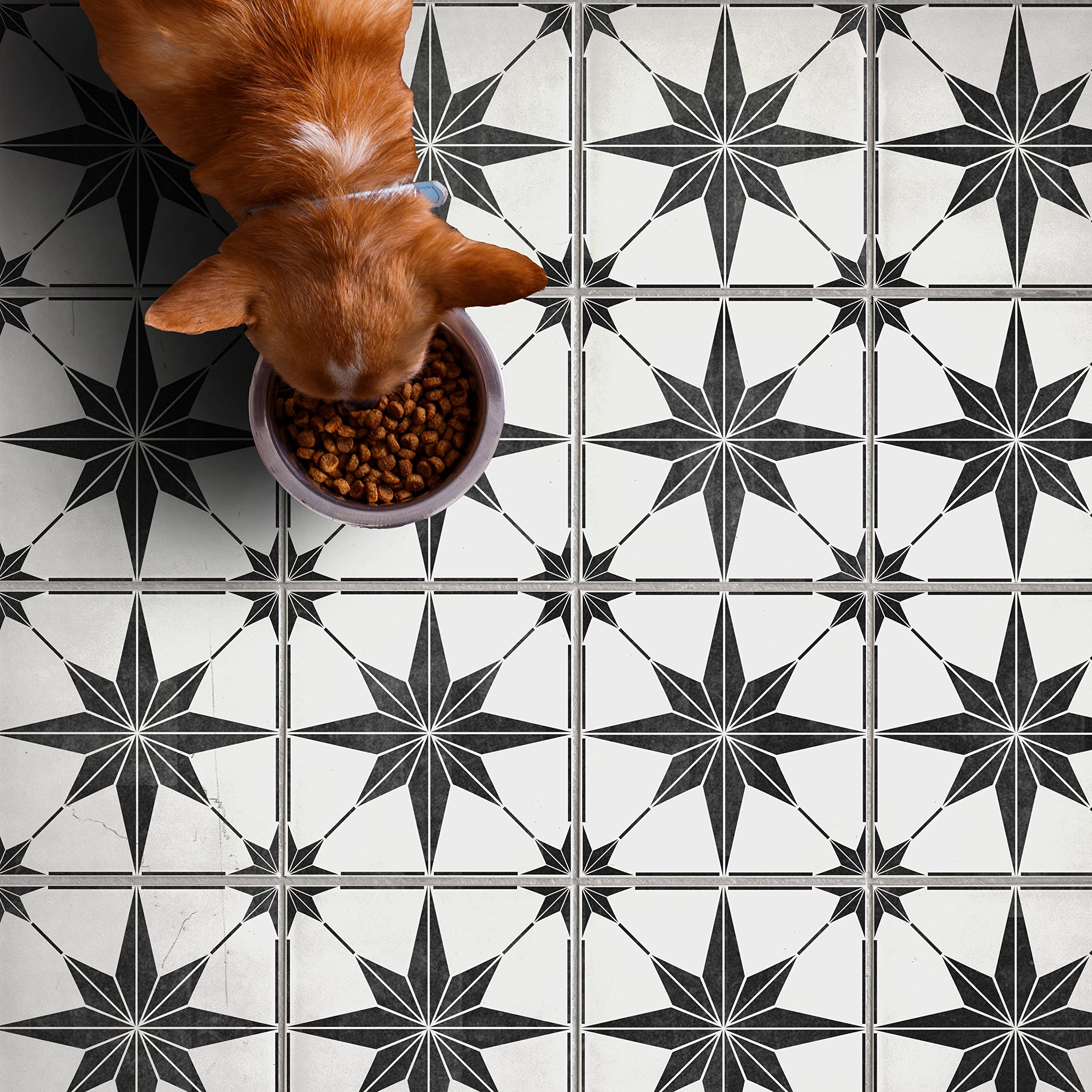 2 x Tile Stencil for Kitchens and Bathrooms 17.5" (445mm) Zarzis
