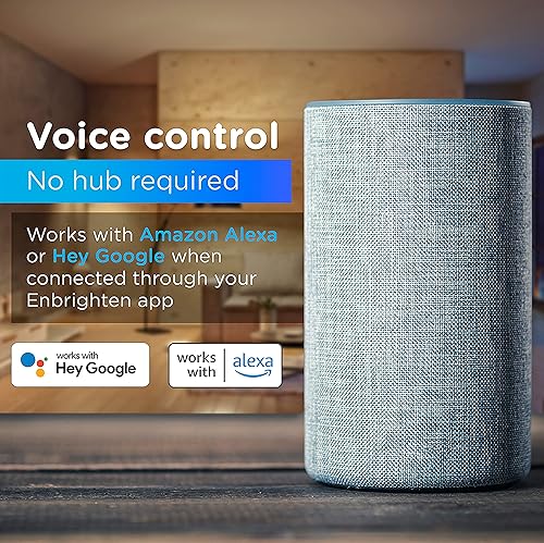 Miniatura 3 de Enbrighten Luz de seguridad inteligente LED Wi-Fi, control de aplicación, activada por movimiento, doble cabeza, bronce, certificación ETL,