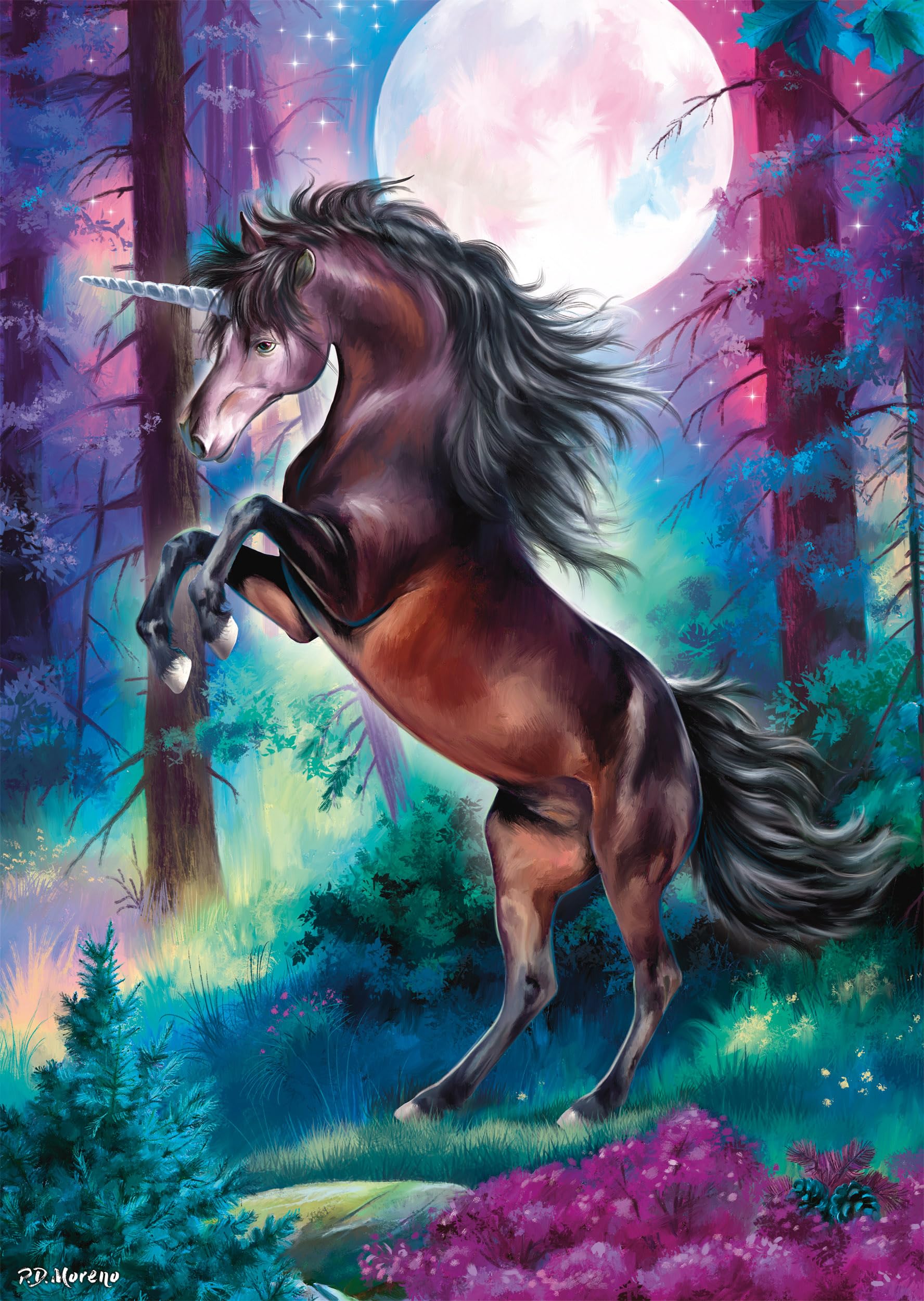 Schmidt | Unicorn in Full Moon (1,000 Pieces) | Jigsaw Puzzle | Ages 14+ | 1+ Players