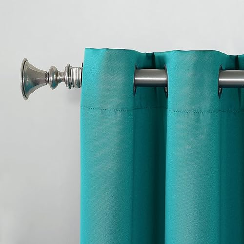 Miniatura 10 de Sun Zero Barrow - Juego de 2 paneles de cortinas con ojales de ahorro de energía, 54 x 54 pulgadas, morado ciruela