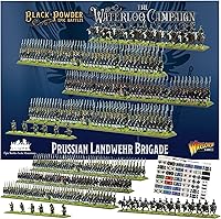 Vista 6 de Wargames Delivered - Warlord Games Black Powder War - Waterloo: Brigada de infantería británica, soldados de mesa de guerra revolucionaria