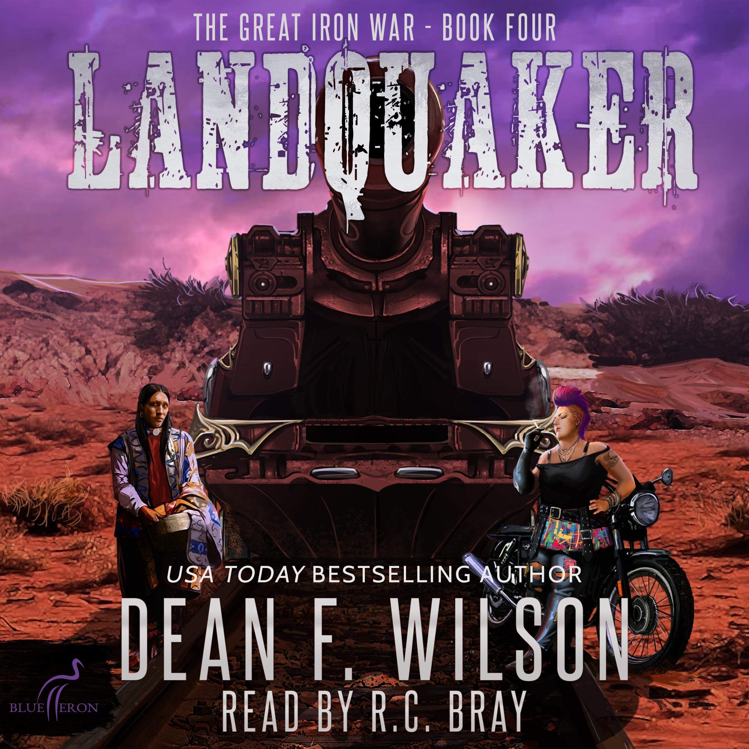 Cover art for Landquaker: The Great Iron War, Book 4