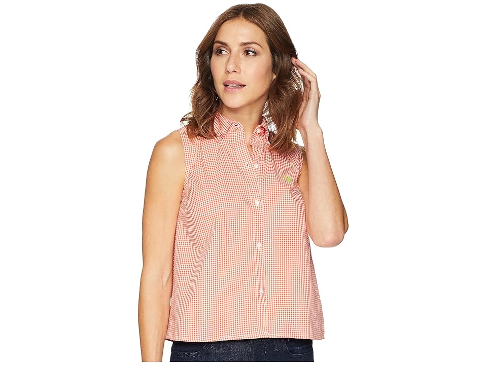 

U.S. POLO ASSN. Woven Sleeveless Top (High Heat) Women's Sleeveless