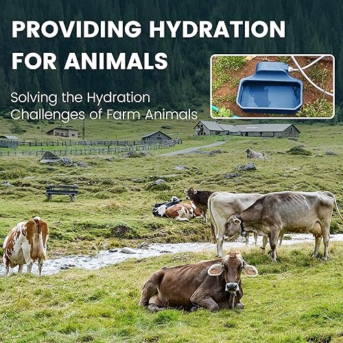 Miniatura 7 de Dispensador automático de agua para perrosgatos, dispensador de agua para perros de llenado automático de 1 galón para interiores y exteriores,