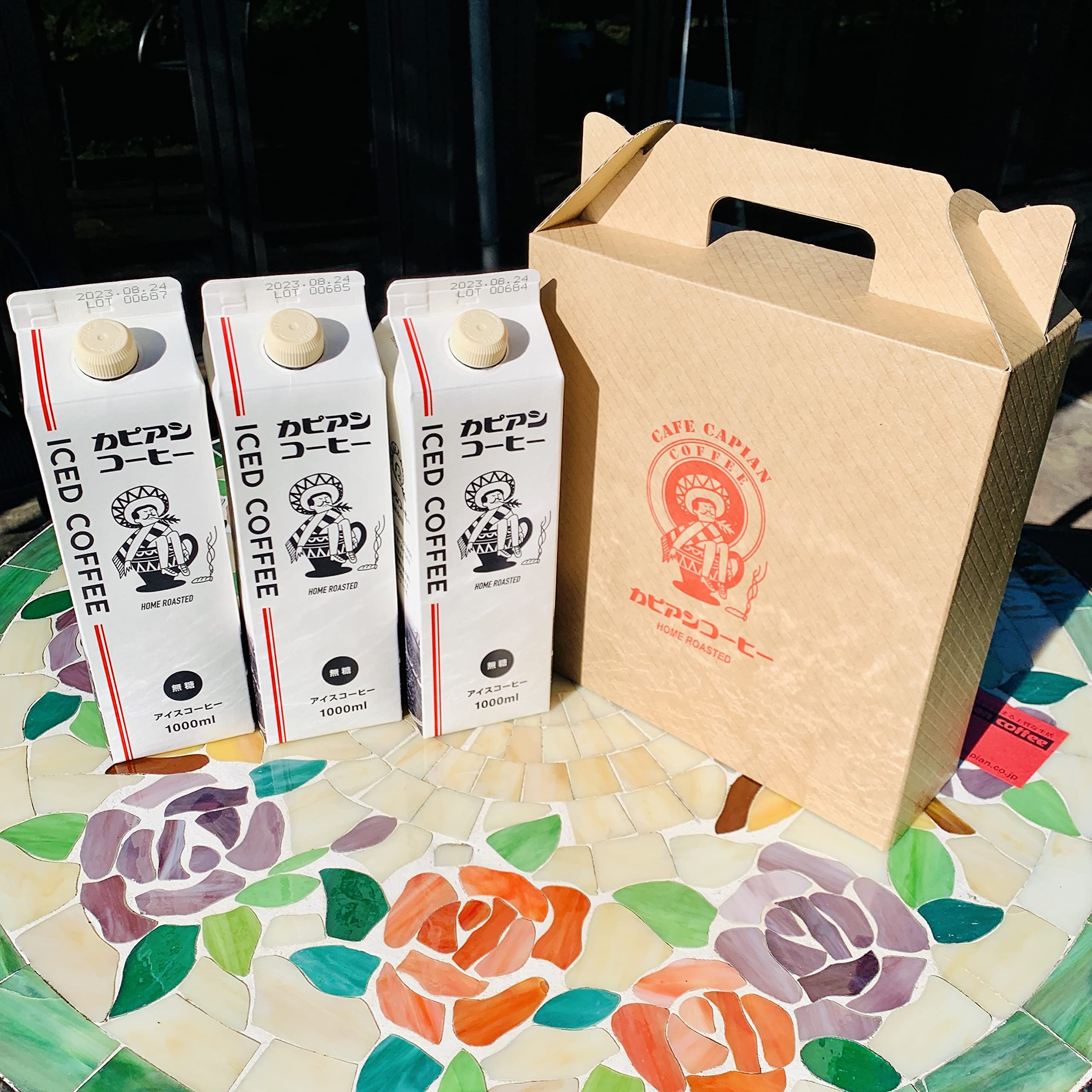 Amazon.co.jp: カピアン こっくり深煎り 直火焙煎アイスコーヒー 無糖