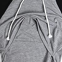 Vista 134 de GINKANA Sudadera con capucha para mujer, manga larga, lactancia materna, ropa casual