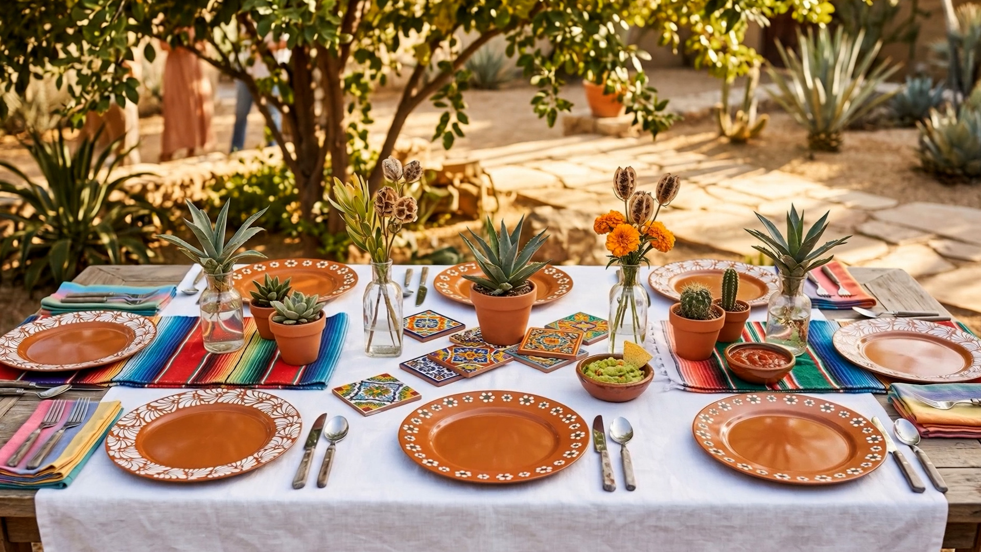 Amazon.com: Jinei 10 Pcs Cielito Lindo Plates 13 Inch Mexican