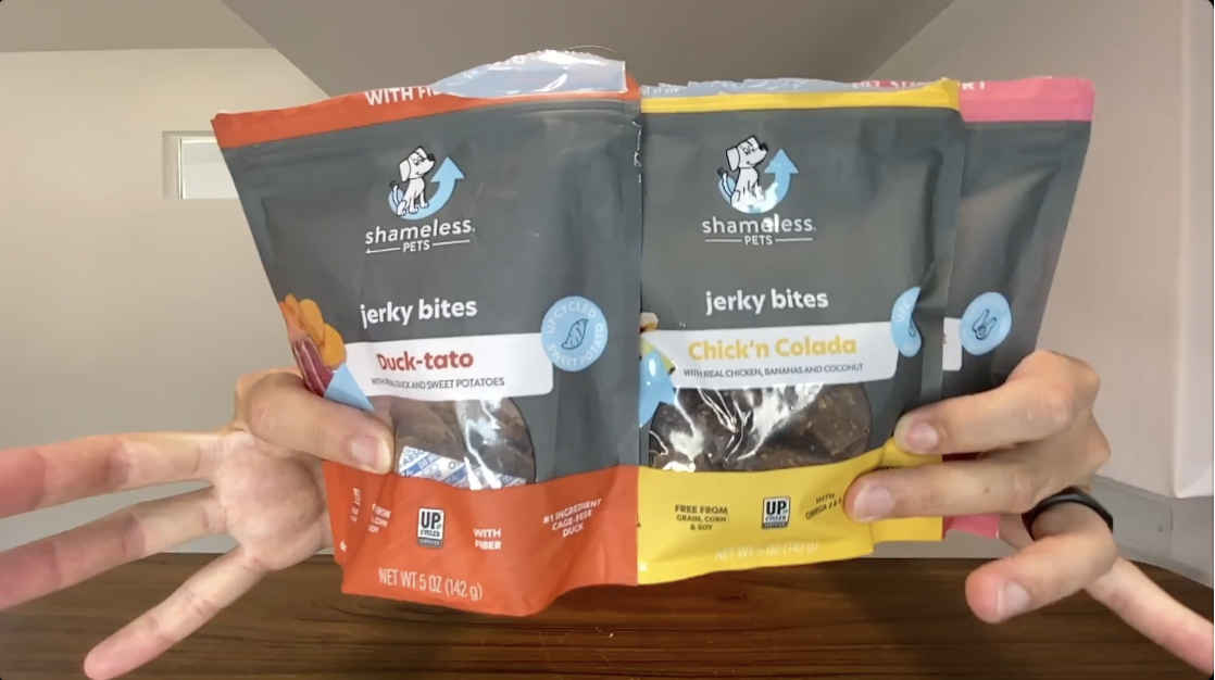 Dog Taste Test Shameless Pets 3-Pack Variety Jerky Treats