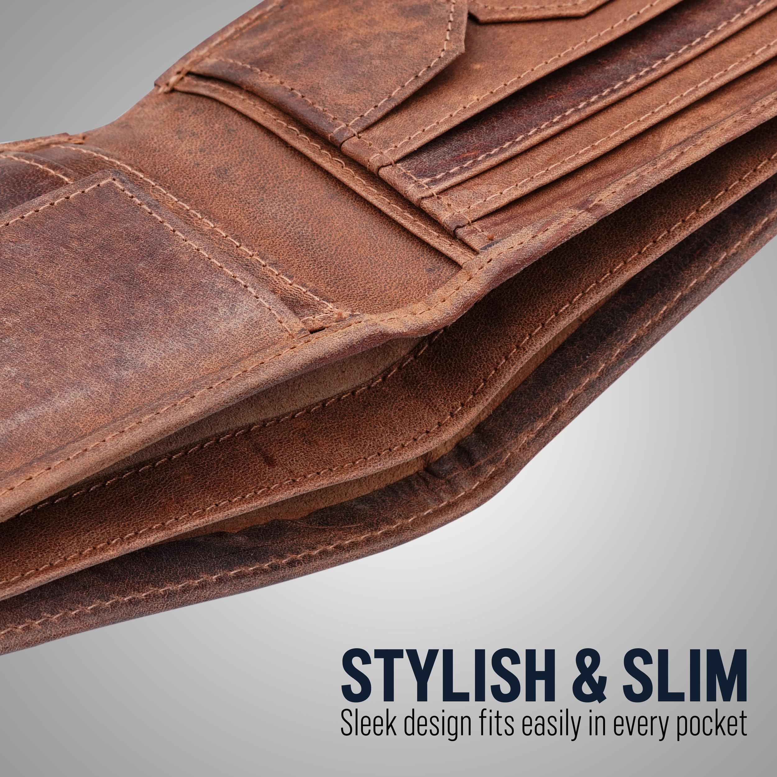 The Wallet Store Stallion Spirit Genuine Leather Wallet For Men