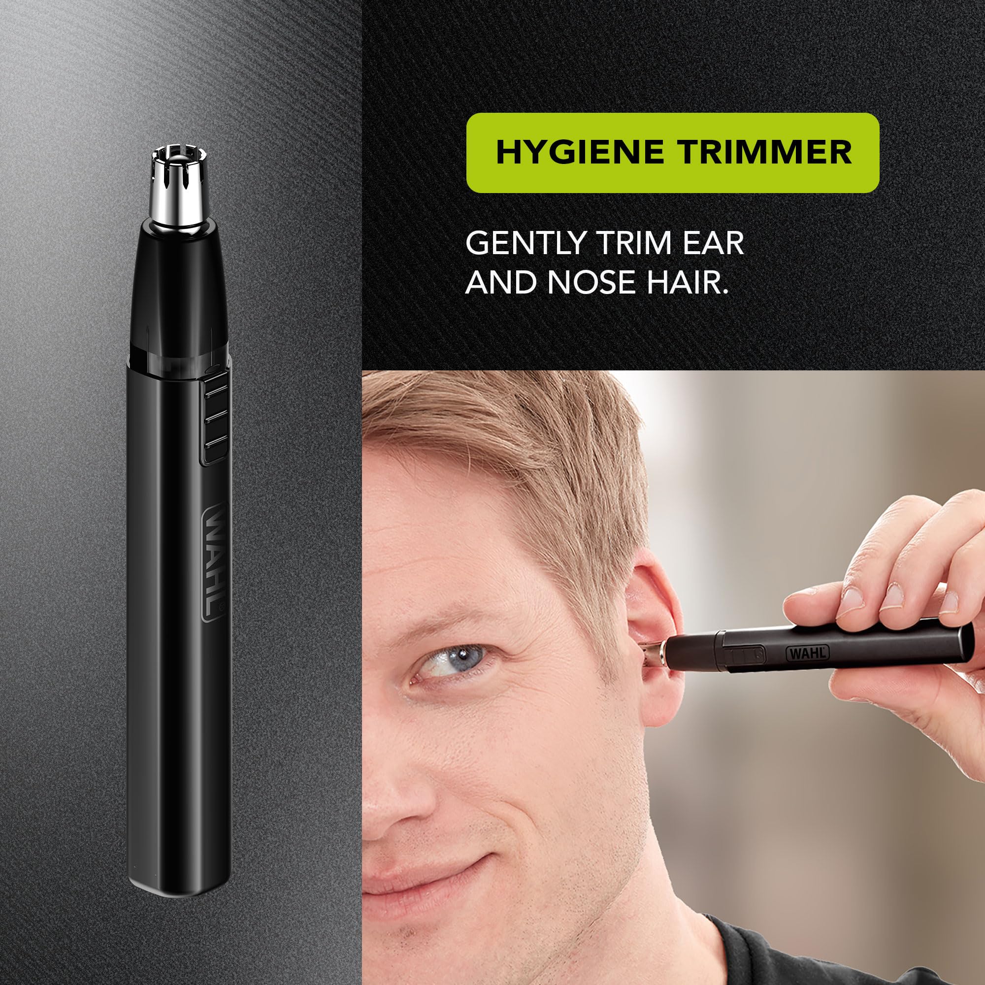 WAHL Rapid Clip Maszynka do Włosów dla Mężczyzn Ładowanie USB Usuwanie Włosów z Uszu Nosa Dźwignia Regulacji Akumulator Litowo-Jonowy Ergonomiczny Uchwyt