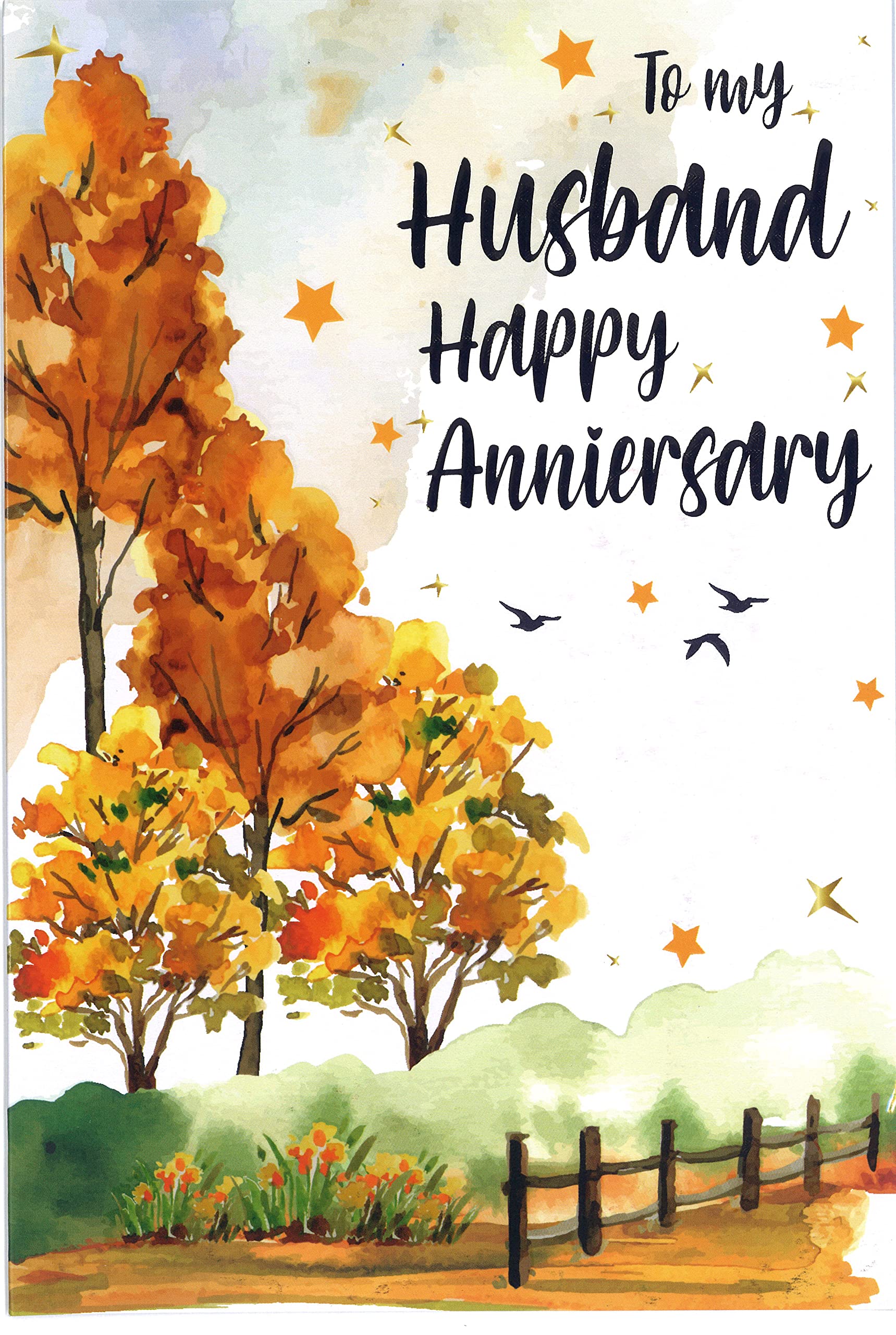 ajooba Greeting Card - Happy Anniversary Card Including Envelopes -027