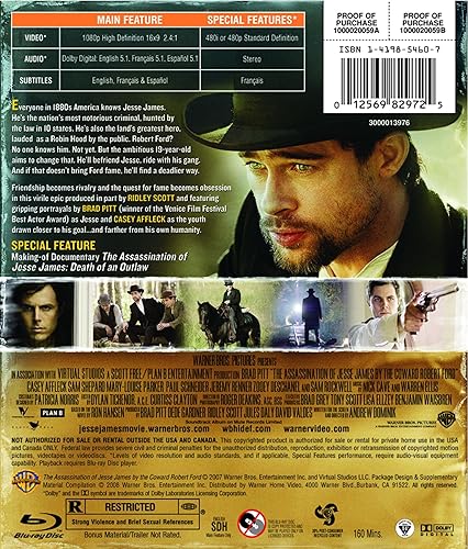 Miniatura 2 de The Assassination of Jesse James by the Coward Robert Ford Blu-ray