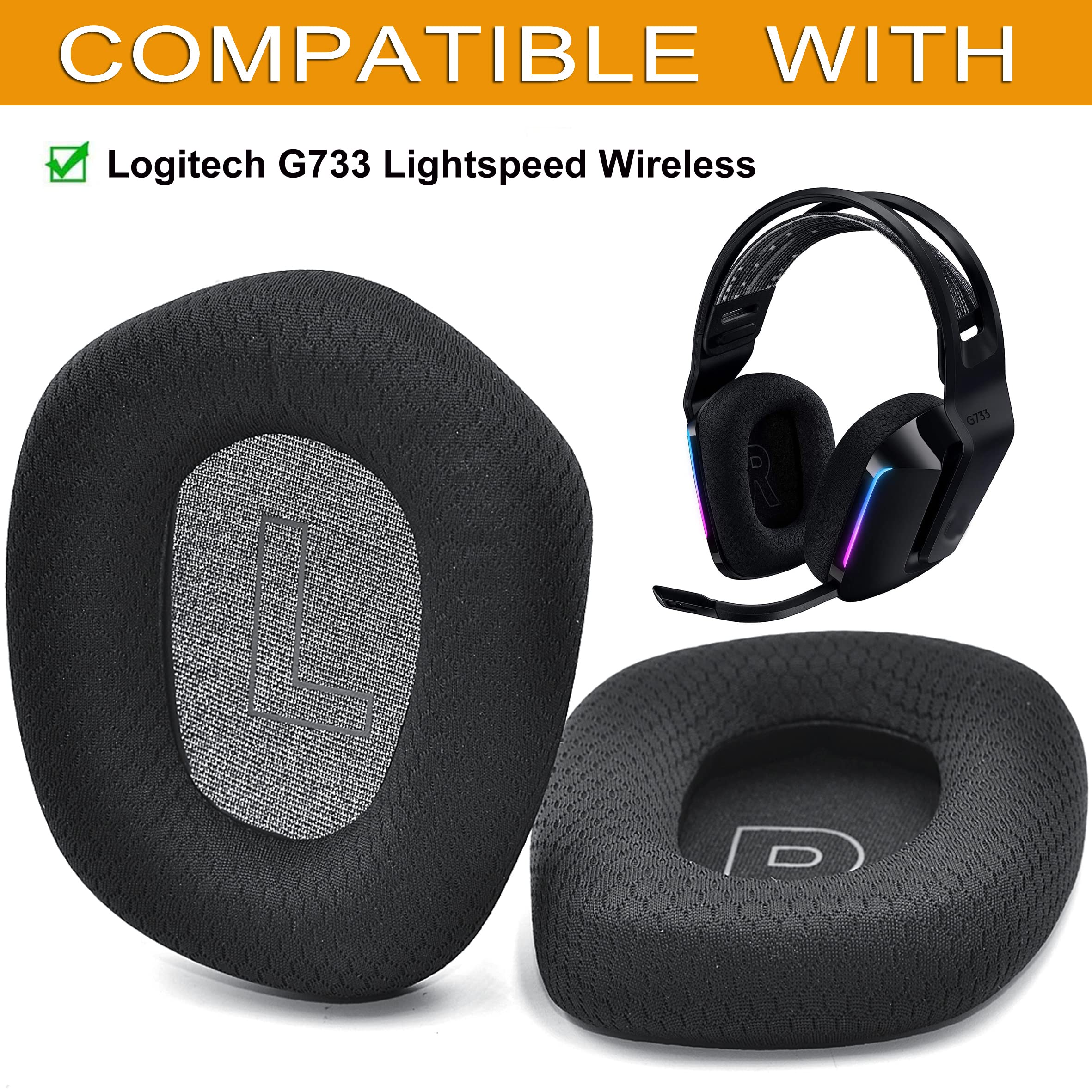 4 Cuscinetti Auricolari Di Ricambio Per Logitech 960 PC960 – Morbidi, Traspiranti E Facili Da Montare