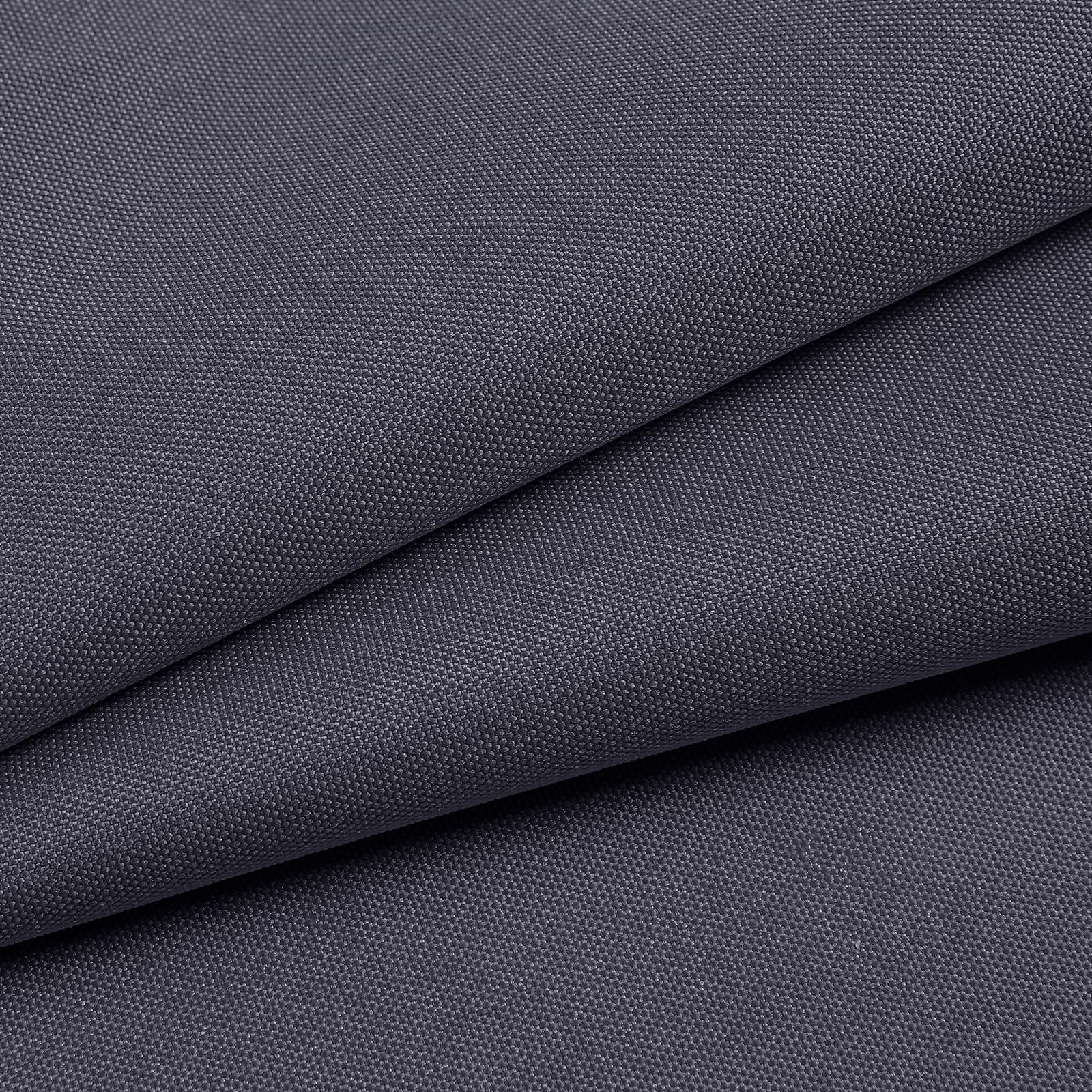 Waterproof Canvas Fabric by The Yard – 58" 600D Polyester Cordura Fabric – Upholstery Fabric for Indoor Outdoor Chair(Black, 1 Yard (58"x 36") — view 18