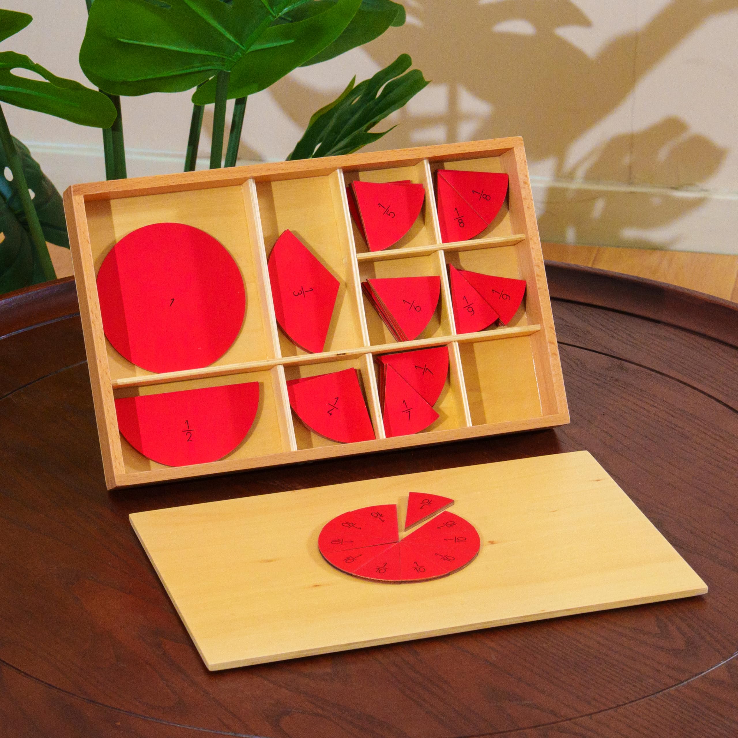 Montessori Matemáticas Materiales – Juguete educativo de madera para números y cálculo, preescolar y primaria, educación en casa y aula a partir de 3 años (distrito Montessori décima)