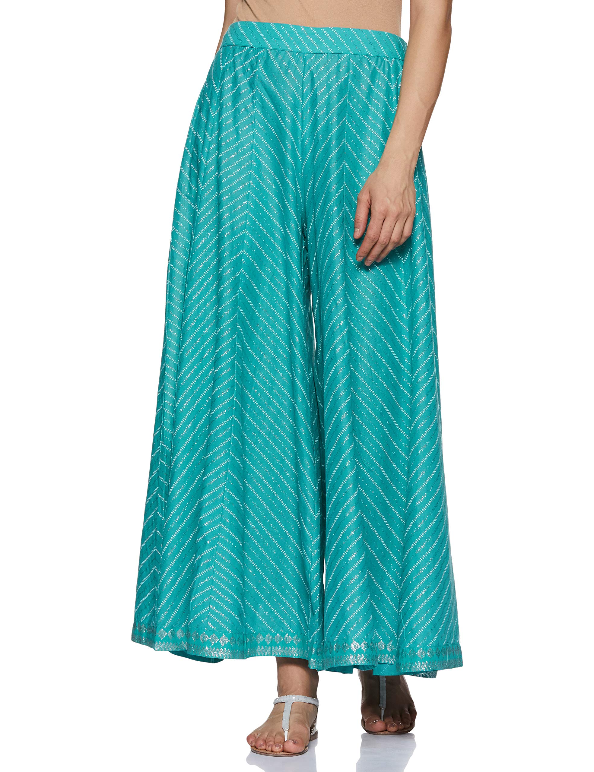 W for Woman Women's Cotton Parallel Bottom