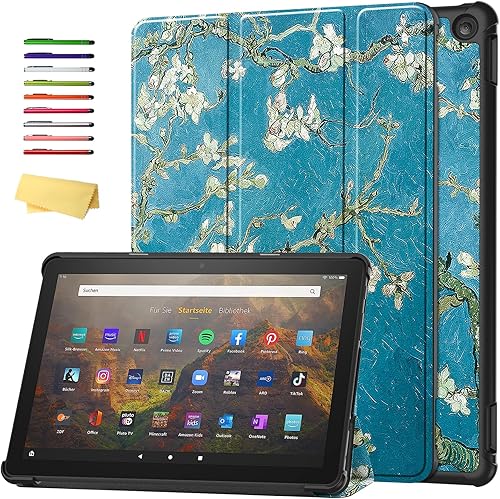 Miniatura 58 de Funda para tablet Yaxa Kindle Fire Max 11 de 13ª generación (versión 2023) de 11 pulgadas con soporte [encendido y apagado automático] Funda