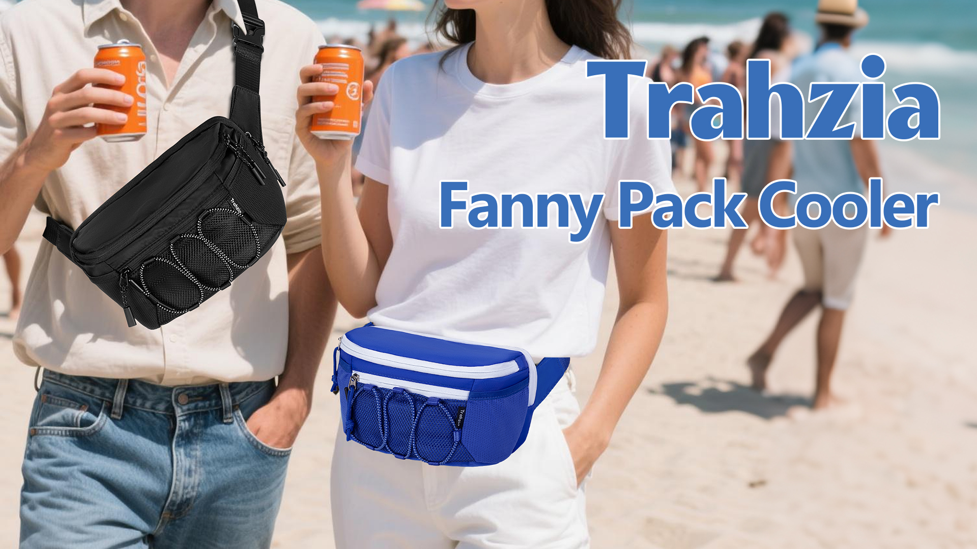 Amazon.com: Trahzia Fanny Pack Cooler, Insulated Waist Pack Snack