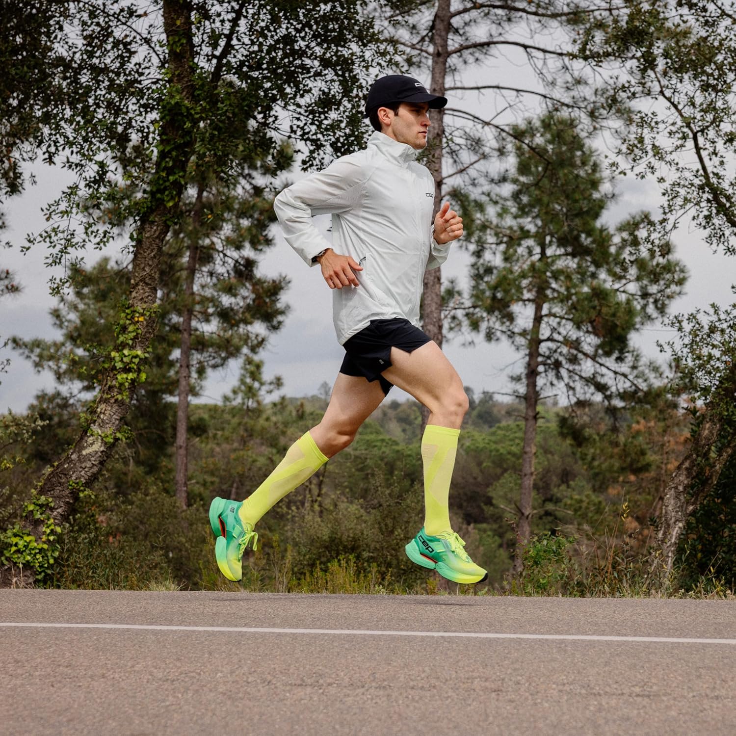 CEP Pro Run Ultralight Tall Compression Socks for Men - Targeted Support, Zero Cushion Peformance Running Socks - Image 4
