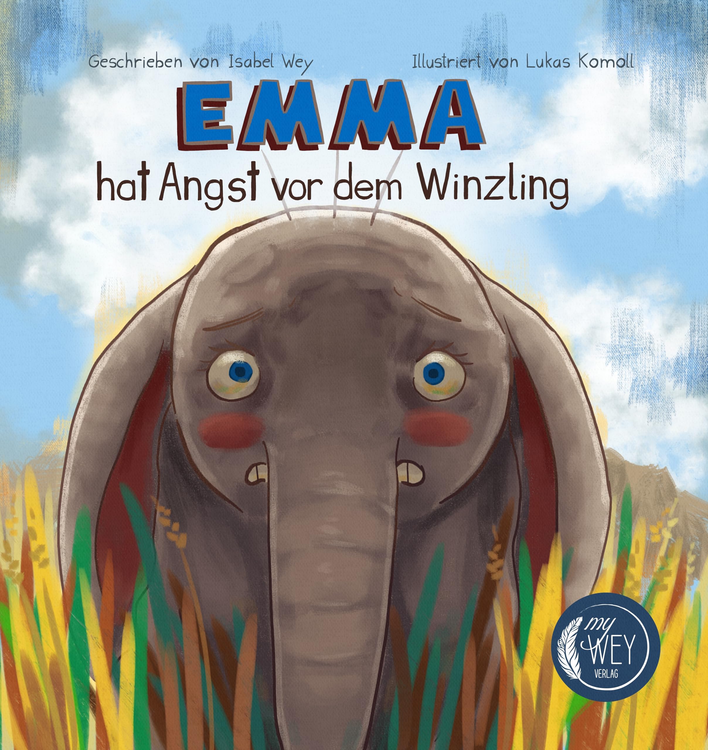 Emma hat Angst vor dem Winzling - Max hat Angst vor dem Riesen: Ein Buch über die Angst, das sich von beiden Seiten aus zwei Perspektiven lesen lässt.