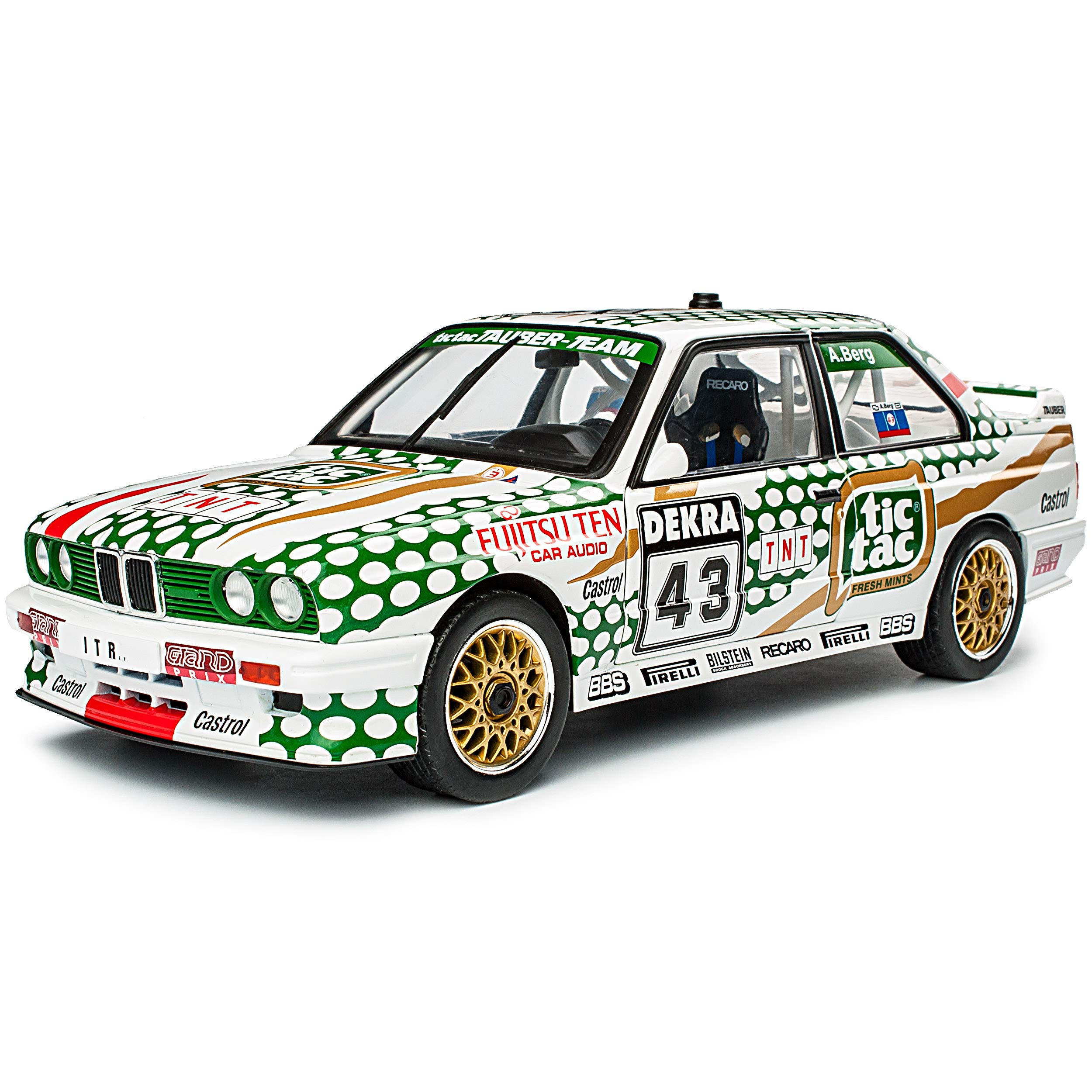 Generisch B*M*W 3er E30 M3 Coupe Sport Evolution DTM 1992 Berg Tic Tac 1982-1994 1/18 Solido Modell Auto