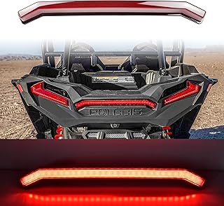 SAUTVS UTV Center Tail Light, Rear Center Accent Lamp Taillight OEM Replacement for Polaris RZR XP 1000 Turbo Sportsman 1000 XP 2019 2020 2021 2022 2023 Accessories (Red, Replace #2413431)
